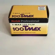 1 Roll Kodak Professional T-max 100 Film 100TMAX Black & White, Expired 08/2007
