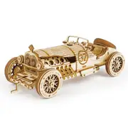 Robotime Grand Pix Car Wooden 3D Puzzle Kit 1:16 Scale