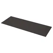 MÖCKLARP custom made worktop, matt black stone effect/high pressure porcelain, 1 m²x2.0 cm