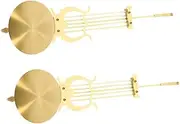 Kisangel Clock Pendulum Replacement Metal Wall Clock Parts DIY Decorative Pendulum Pendant for DIY Wall Clock