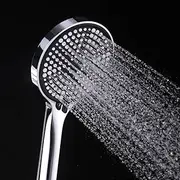 [Decaura] WELS Handheld Shower Head 3-Mode Spray Massage/Rain/Mix Round ABS (Chrome)