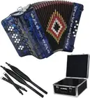 SofiaMari NSM-3412 34-Button 12 Bass Accordion FBE Blue