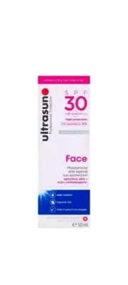 Ultrasun FACE MOISTURISING ANTI-AGEING SUN PROTECTION SPF 30 - 50 ml - New