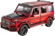 Scale Finished Model Car Large 1:18 for Mercedes Benz G700 SUV Off-Road Alloy Metal Model Car Diecast Ideal Display Set Miniature Replica Car(Red)