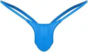 [Generic] Underpants Back Open Rise Thong G-String Mens Low Briefs Underwear Daddy Panties