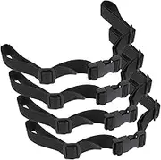 COHEALI 4Pcs Quick Release Buckle Tie Down Straps Heavy Duty Lashing Straps for Cart Bag Luggage Durable and Space Saving Ring Straps for Outdoor Travel Cycling and Daily Use