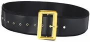 [Hailong Ming] 4x Santa Claus Belt Santa Claus Belt Pirate Belt Decor Casual Wide PU Waist Belt for Carnival Masquerade Role Play