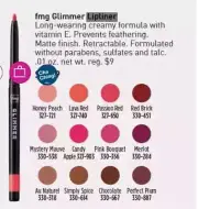 Avon fmg Glimmer Lipliner Sealed Retractable pencil You choose the color