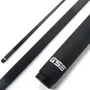 GSE Games & Sports Expert 58" 2-Piece Fiberglass Graphite Composite Billiard Pool Cue Stick(4 Colors, 18-21oz) (Black - 18oz)
