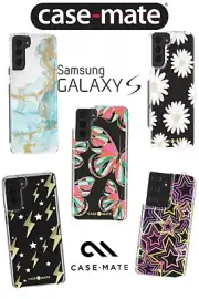 CASE-MATE Sunflower Butterfly Glitter Marble Samsung GALAXY S21 PLUS Ultra