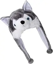 Hohopeti Comfortable Plush Winter Hat for Adults Children Animal Design Novelty Hat