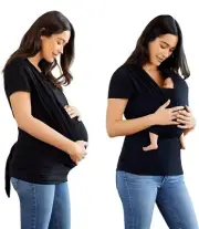 Moby Bump & Beyond T-Shirt Wrap Size 4 /XL Baby Newborn Pregnant New In Box