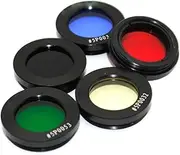 1.25inch Eyepiece 5PCS Colorful Optical with M28x0.6 Thread Telescope Eyepiece Accessories