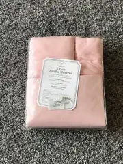 TL Care 100% Natural Jersey Cotton 3-Piece Toddler Sheet Set, Pink.