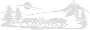 Daseeme 2 Pcs Universal Vinyl Trees Mountain Forest Graphic Stickers Car Emblem Graphic Emblem Sticker Body Window Bumper Decorations for RV, Caravan, Truck