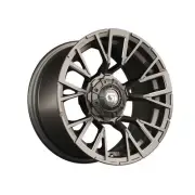 GTW Vandal Satin Bronze/Machined Golf Cart 14x7 Wheel | 3:4 offset (ET-.25)