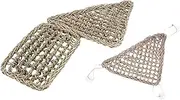 SUPVOX 1 Set Reptile Hammock Pet Nest Mat Woven Bed with Suction Cups for Lizards Bearded Dragons Iguanas Geckos Durable Crawling Pet Cushion for Indoor Use