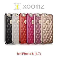 在飛比找蝦皮購物優惠-XOOMZ 菱格小香 iPhone 6 (4.7) 真皮背蓋