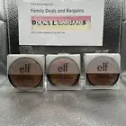 Elf Halo Glow Setting Face Powder Deep Vegan & Cruelty Free 0.24 Oz each (X-3)