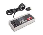 S11 3m Wired Gamepad Compatible with NES Games on Wii and Wii U Platforms for MINI NES Classic Edition Red and White Machine