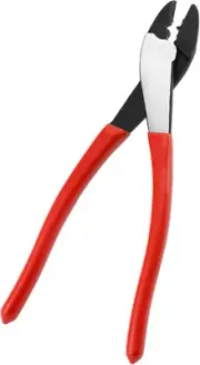Wire Crimping Tool, 10" Steel Cable Wire Electrical Cutter Crimper Crimpi