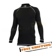 K1 RaceGear 26-FUS-N-M Medium Black Nomex Long Sleeve FLEX Underwear Shirt