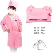 Toys Children's Doctor Toy Set Male Baby Play House Girl Injection Tool Wooden Simulation Medicine Box Stethoscope Kids ( Color : Pink Dress 0.15kg )