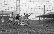 1966 Old Trafford Manchester United v Nottingham Forest Manchester- Old Photo