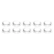 10Pcs Diameter 32mm High 8mm PMMA Flat Convex Lens Flashlight Optical Lens
