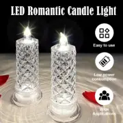 Led Crystal Candle Light Projection Atmosphere Bedroom Christmas Pattern Wedding
