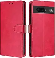 Compatible with Google Pixel 7 5G PU Leather Phone Cover,Compatible with Google Pixel 7 5G Card Slots Flip Stand Wallet Case QH