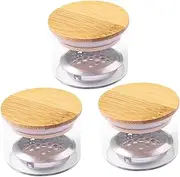 VILLFUL 3pcs Manicure Nail Tools Set Acrylic Nail Dish Cup with Lids Nail Art Supplies for DIY Nails