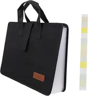 TEHAUX Document Organizer Folder 13 Pockets Portable Large Storage A4 File Folder Office Supplies Oxford Shell