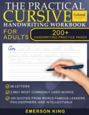 Cursive Handwriting Workbook for Adults - 200+ Pages of Handwriting Practice ...