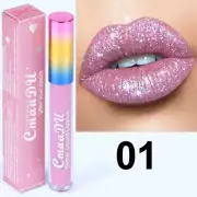 Moisturizing Laser Diamond Liquid Lipstick Glitter Lipgloss Long lasting Shi /