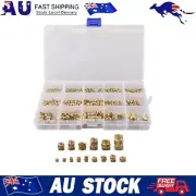 300pcs Threaded Inserts M2 M2.5 for M3 M5 M6 Insert Nuts Brass Threaded Bushing