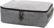 Gendai Hyakka Standard Inc. K962SGY Storage Box, S, Gray, W 15.2 x D 10.2 x H 5.1 inches (385 x 260 x 130 mm)