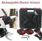 Cordless Electric Pruning Shears Secateur Branch Scissor Cutter Pruner 2 Battery