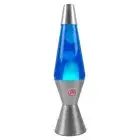 NEW Motion Lava Lamp 37cm Silver Base Blue/White Party Night Light