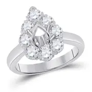 1 1/2CT-Diamond SM 1CT-CPEAR BRIDAL RING