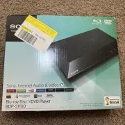 NEW! Sony BDP-S1100 Blu-ray Player /DVD player INTERNET AUDIO & VIDEO READY