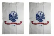 12x18 Embroidered U.S. Army White Crest Double Sided Garden Flag 210D Sleeved