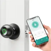 Smart Fingerprint Door Lock Tuya Bluetooth Keyless Entry Door Knob App Control