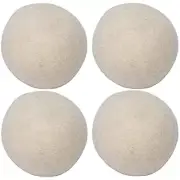 Wool Dryer Balls - Natural Fabric Softener, Reusable, Reduces Clothing Wrinkles