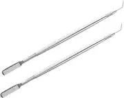 Ipetboom 2pcs Eyelash Curler Comb Lash Lift Ribbon Eye Lash Lift Kit Eyelash Perm Rods Eyelash Separator Eyelash Guard for Mascara Lash Perm Kit Lash Lift Tool Stainless Steel Rose Gold