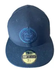Club Puebla New Era Hat Black 59 Fifty Mens Size 7 1/2 Liga MX Mexico 2017