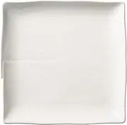 Added Square Pasta (White) [9.3 x 9.1 x 1.1 inches (23.4 x 23 x 2.8 cm)] | Japanese Tableware