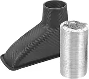 GANAZONO Car Air Duct Intake Cover Trim Lightweight Ducts for Improved Engine Performance Easy Installation Universally Compatible Automotive Accessory for Enhanced Air Flow