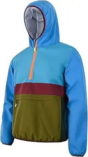[MADHERO] Mens Waterproof Lightweight Windbreaker with Hood Outdoor Thin Rain Jacket Camouflage Soft Shell Sports Coat