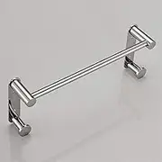 SUS 304 Stainless Steel Hanger Wall Mounted Mirror Polished Towel Ring Towel Bar with Clothes Hook,with Bathroom Accessories Towel bar